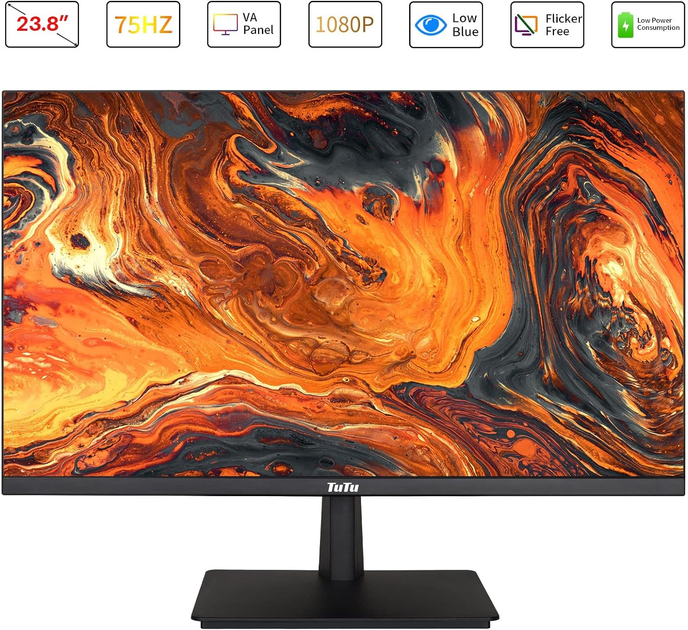 Монитор 24" TuTu 24S2 Full HD VA 75 Гц Factory Recertified g2 - изображение 2