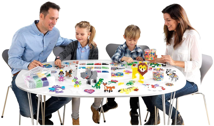 Zestaw mozaiki termicznej Hama Maxi beads 600 szt +1 podstawa w kształcie słonia (0028178087531) - obraz 4