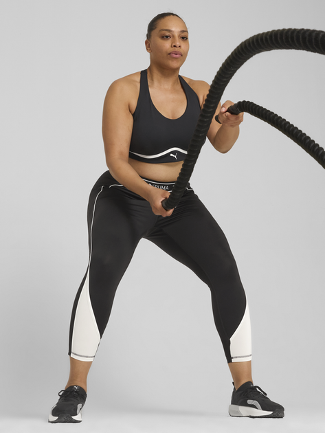 Спортивный топ для бега и тренировок женский Puma 4Keeps Cloudspun Bra 52580901 XS Черный (4067981289288) - изображение 3