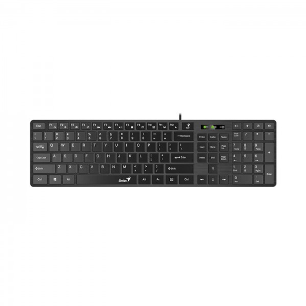 Клавиатура Genius SlimStar-126 Black (31310017407) – фото, отзывы ...