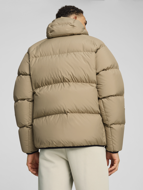 Пуховик зимний короткий мужской Puma Down Puffer Jacket 62647667 S Бежевый (4067981049837) - изображение 2
