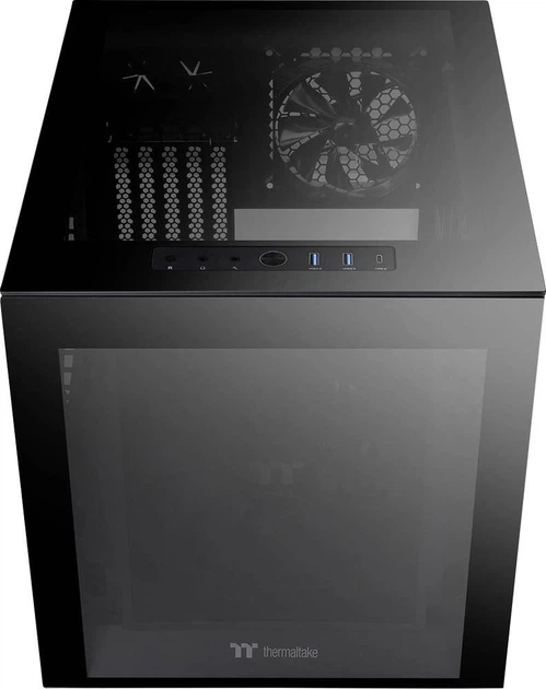 Obudowa Thermaltake Divider 200 TG Black (CA-1V1-00S1WN-00) - obraz 4