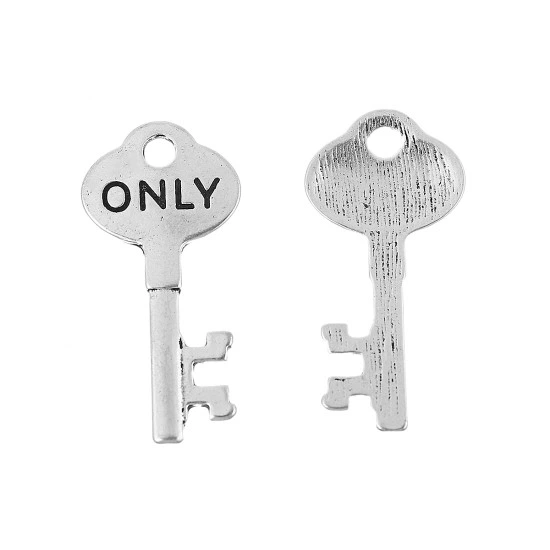 Подвеска Finding Кулон ключ только для ONLY Античное серебро 43 мм x 21 мм - Фото 3 Подвеска Finding Кулон ключ только для ONLY Античное серебро 43 мм x 21 мм - изображение 3