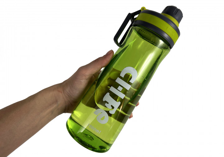 Пляшка для води EasyFit CHFe 1 л зелена - Фото 2 Пляшка для води EasyFit CHFe 1 л зелена - зображення 2