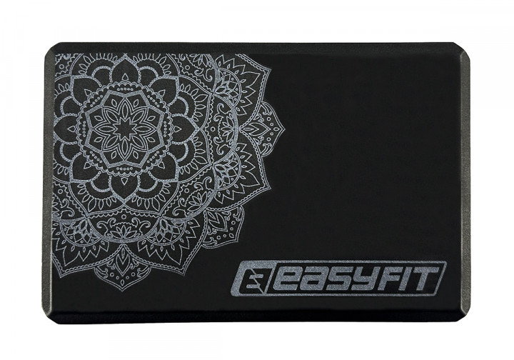 Блок для йоги EasyFit EVA з чорним малюнком. - Фото 2 Блок для йоги EasyFit EVA з чорним малюнком. - зображення 2