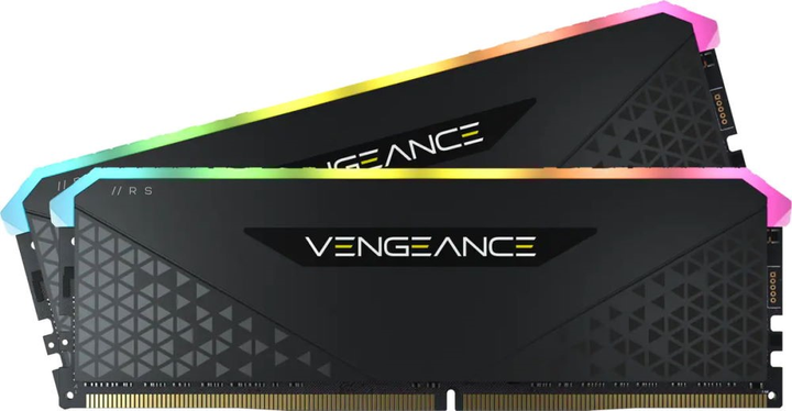 Оперативна пам'ять Corsair DDR4-3200 65536MB PC4-25600 (Kit of 2x32768) Vengeance RGB RS Black (CMG64GX4M2E3200C16) - зображення 1