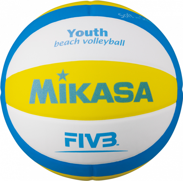 М'яч для пляжного волейболу Mikasa SBV Youth Beach Volleyball (4907225003907) - зображення 1