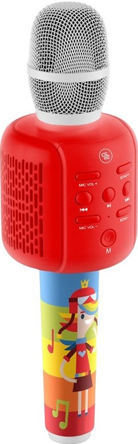 Мікрофон для караоке GoGen Decko Microphone Red (GOG-DECKOMIKROFON) - зображення 1