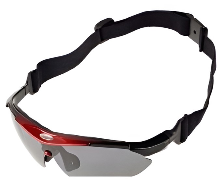 Okulary rowerowe Rockbros 10141 Black-Red (7016802868901) - obraz 2