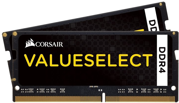 Pamięć RAM Corsair DDR4-2133 16384MB PC4-17000 (Kit of 2x8192) Value Select Black (CMSO16GX4M2A2133C15) - obraz 1