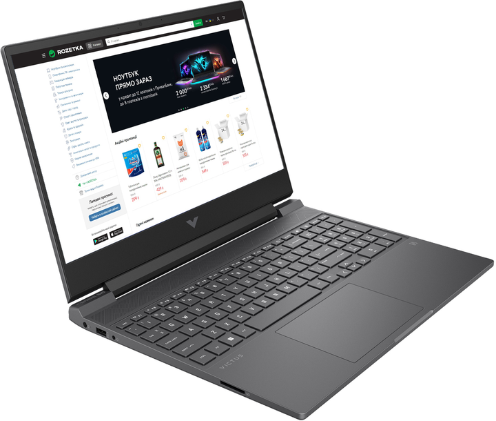 Ноутбук HP Victus Gaming Laptop 15-fa0023ua (A0NV6EA) Mica Silver ...