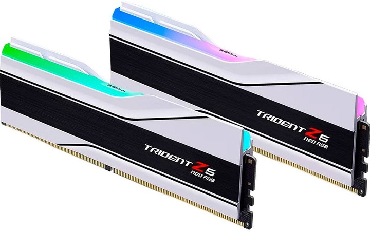 Оперативна пам'ять G.Skill DDR5-6400 32768MB PC5-51200 (Kit of 2x16384) Trident Z5 Neo RGB White (F5-6400J3239G16GX2-TZ5NRW) - зображення 3