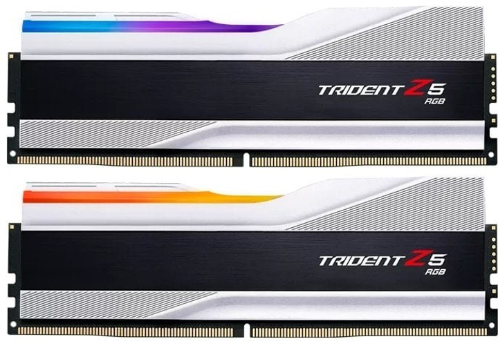 Pamięć RAM G.Skill DDR5-6400 98304MB PC5-51200 (Kit of 2x49152) Trident Z5 RGB White (F5-6400J3239F48GX2-TZ5RW) - obraz 1