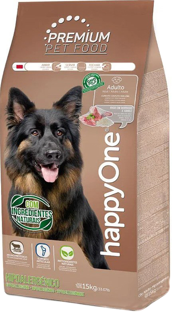 Сухий корм для собак HappyOne Adult Dog Гіпоалергенний 15 кг (5600760440976) - зображення 1