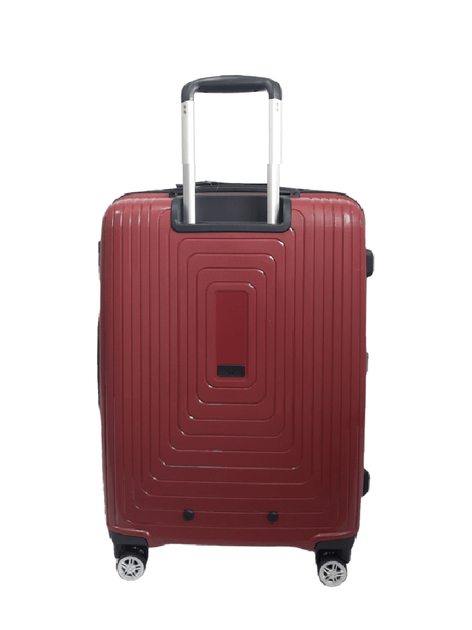 Чемодан дорожный Гигант (XL) Полипропилен Airtex 241 108л 75x52x32см Красный (Red) - изображение 2