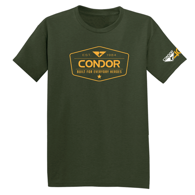 Футболка Condor 40 YRS PROMO SHIRT P2023-01 Medium, Олива (Olive) - изображение 1