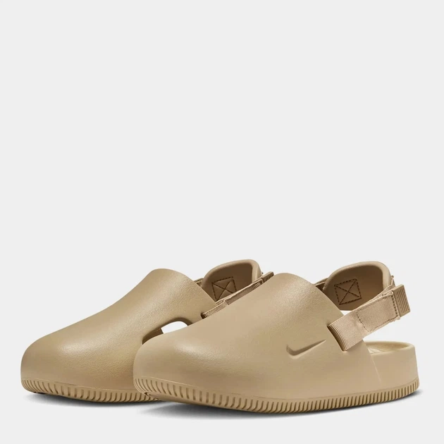 Женские кроксы Nike Calm Mule FB2185-200 36.5 (6US) 23 см Бежевые
