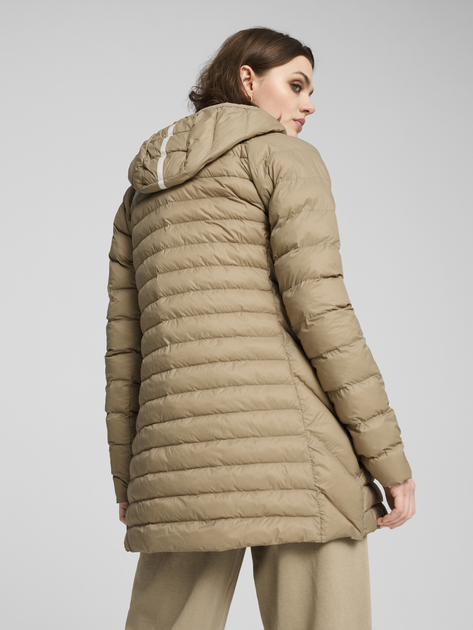 Куртка демисезонная удлиненная с капюшоном женская Puma Packlite 84940667 XS Бежевая (4067981296385) - изображение 2