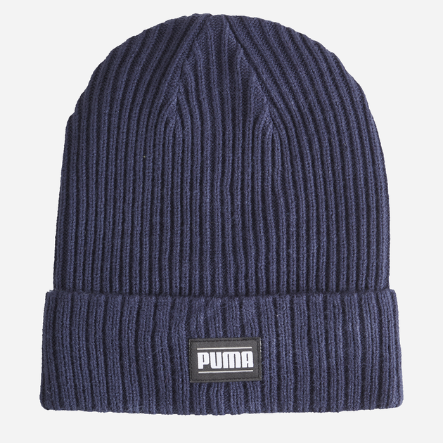 Шапка Puma Ribbed Classic Cuff Beanie 02403810 One Size Синя (4067981509607) - Фото 1 Шапка Puma Ribbed Classic Cuff Beanie 02403810 One Size Синя (4067981509607) - зображення 1