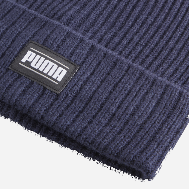 Шапка Puma Ribbed Classic Cuff Beanie 02403810 One Size Синя (4067981509607) - Фото 3 Шапка Puma Ribbed Classic Cuff Beanie 02403810 One Size Синя (4067981509607) - зображення 3