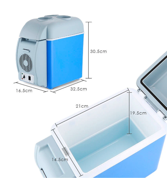 Дорожный холодильник на 7,5 литров автомобильный Portable Electronic 12V - изображение 4