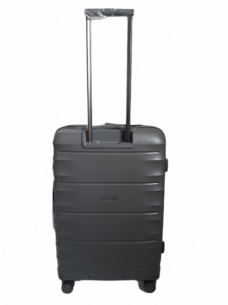Чемодан дорожный Средний (М) Полипропилен Airtex 242 75л 65,5x46x27,5см Серый (Grey) - изображение 2