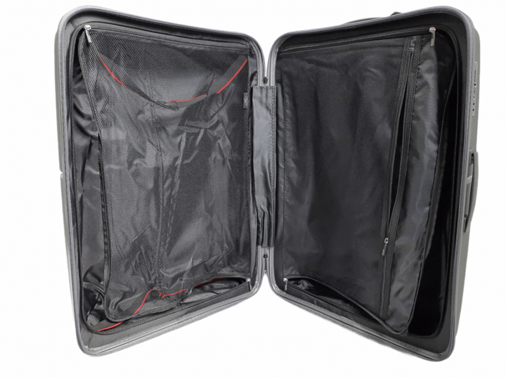 Чемодан дорожный Гигант (XL) Полипропилен Airtex 245 108л 77x52x31см Серый (Grey) - изображение 9