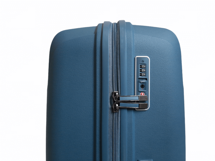 Чемодан дорожный Гигант (XL) Полипропилен Airtex 245 108л 77x52x31см Синий (Blue) - изображение 4