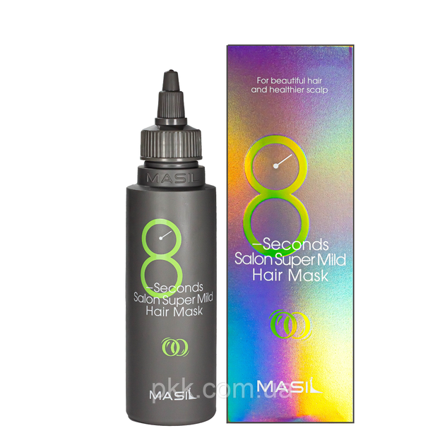 Відновлююча маска для пошкодженого волосся Masil 8 Seconds Salon Super Mild Hair Mask 100 мл - Фото 1 Відновлююча маска для пошкодженого волосся Masil 8 Seconds Salon Super Mild Hair Mask 100 мл - зображення 1