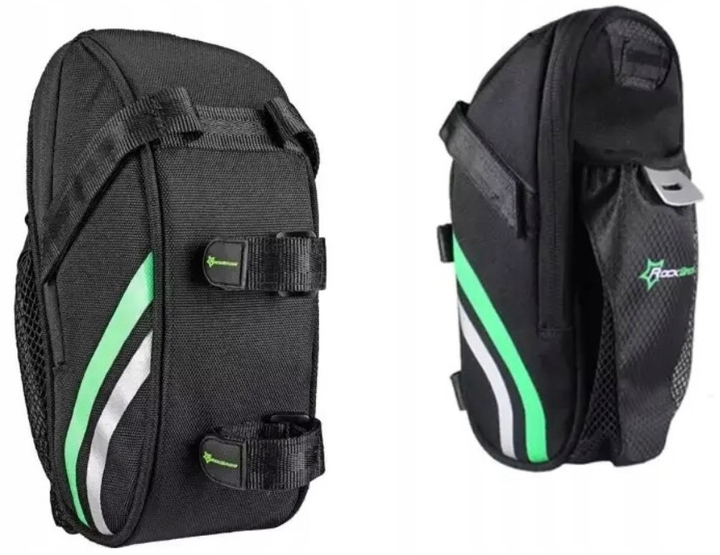 Torba rowerowa Rockbros C7-BK pod siodełko Czarna (7016802869601) - obraz 2