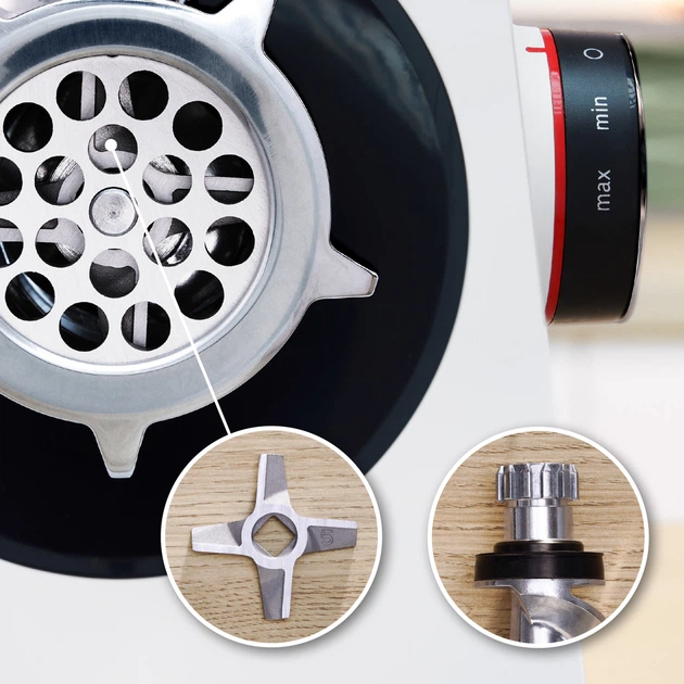 М'ясорубка Bosch Serie 4 MultiPower MFWS420W - зображення 9