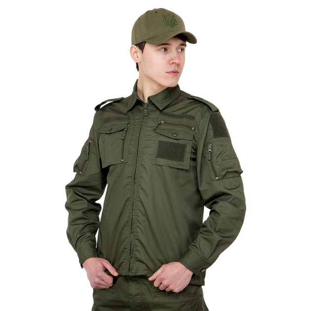 Костюм тактичний (китель та штани) Military Rangers Deluxe (поліестер, бавовна, р-р 2XL, Оливковий) - изображение 2