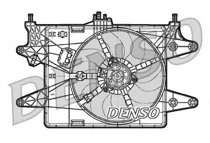 Вентилятор радіатора DENSO (DER09082) - зображення 1