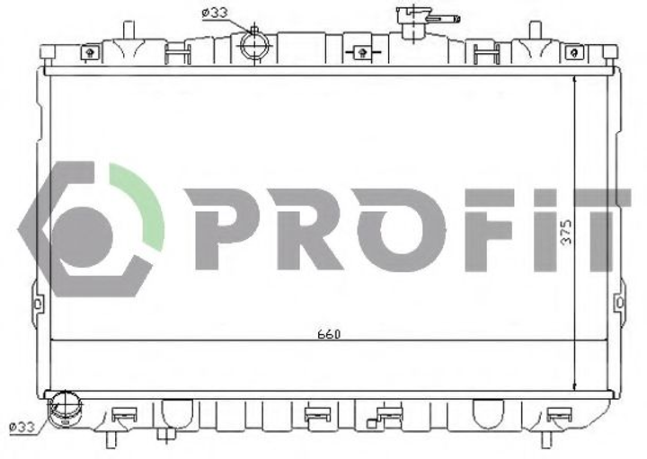 Радіатор охолоджування Profit (PR1806A1) - зображення 1