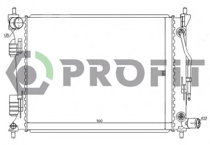 Радиатор охлаждения Profit (PR1804A5) - изображение 1