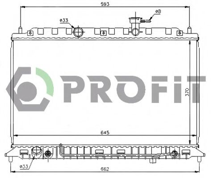 Радиатор охлаждения Profit (PR2910A6) - изображение 1