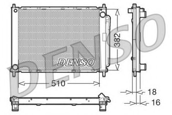 Радіатор охолоджування DENSO (DRM23100) - зображення 1