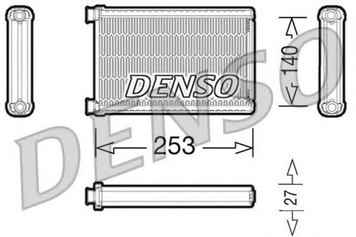 Радіатор пічки DENSO (DRR05005) - зображення 1