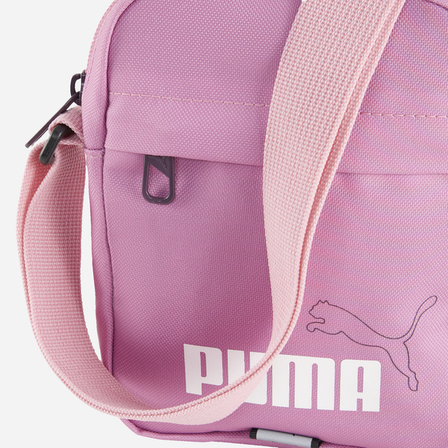 Спортивна сумка кросс-боди через плечо женская тканевая Puma Phase Elemental Portable 09069603 Розовая (4067981504343) - Фото 3 Спортивна сумка кросс-боди через плечо женская тканевая Puma Phase Elemental Portable 09069603 Розовая (4067981504343) - изображение 3