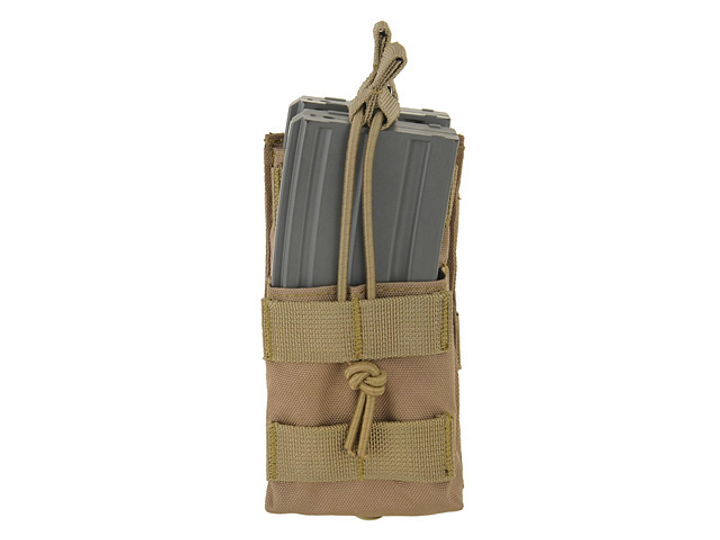 Підсумок 8Fields Single Stacker M4/M16/AR-15 Mag Pouch Coyote - зображення 1