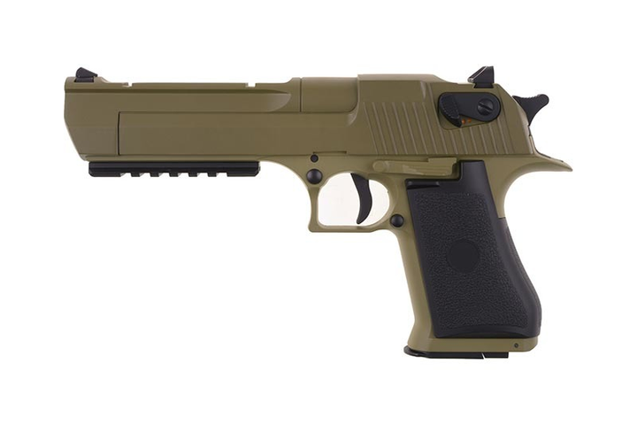 Пістолет Cyma Desert Eagle Metal CM.121 AEP Tan (Страйкбол 6мм) - зображення 1