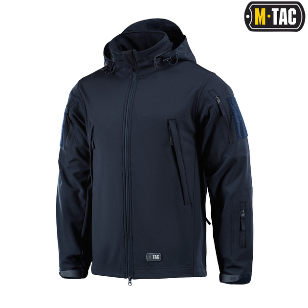 Куртка M-Tac Softshell Navy Blue Size XXL - зображення 1