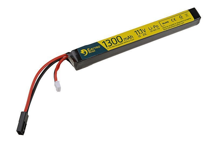 Акумулятор Electro River Lipo 11,1V 1300Mah 25/50C - изображение 1