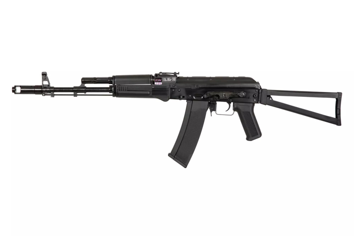 Страйкбольна штурмова гвинтiвка Specna Arms АК-74 SA-J03 Edge Black - зображення 1