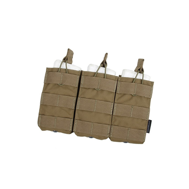 Підсумок TMC Tactical Open-Top Triple Mag Pouch Coyote - изображение 1