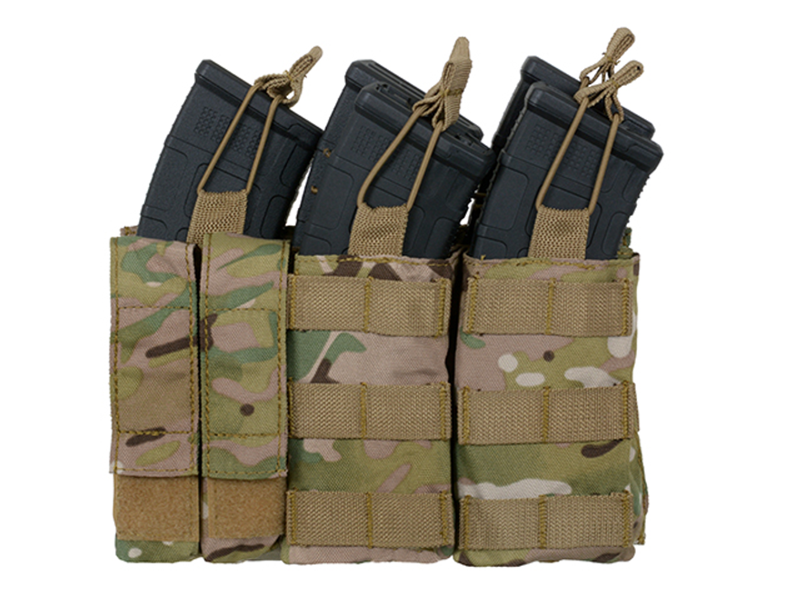 Підсумок 8Fields Triple AK Mag/Pistol Pouch Panel (5+2) multicam - изображение 1