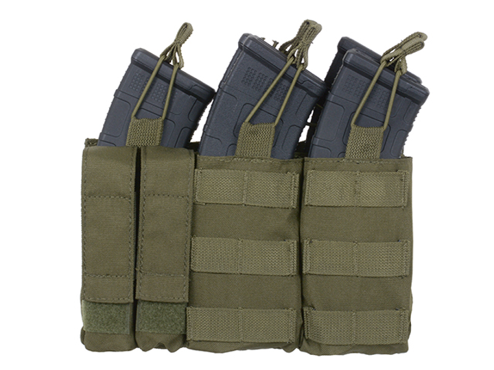 Підсумок 8Fields Triple AK Mag/Pistol Pouch Panel (5+2) olive - изображение 1