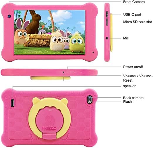 Планшет 7" Full HD Aeezo TK701 2/32Gb 4 ядра Android 10 Рожевий g1 - зображення 3