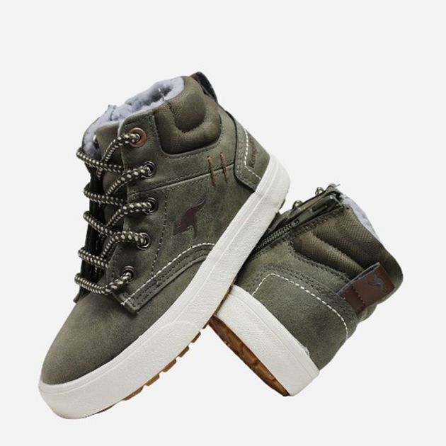 Trzewiki dziecięce dla dziewczynki Kangaroos KaVu X 187690008034 32 Khaki (4066539123159) - obraz 4