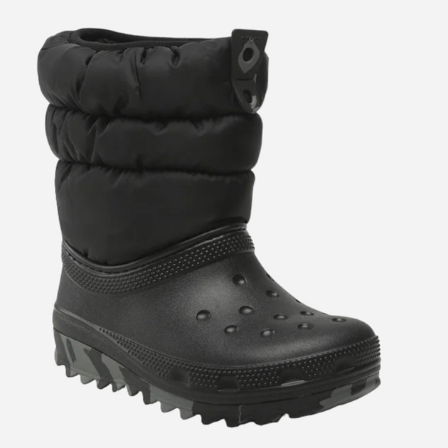 Śniegowce dziecięce dla dziewczynki ocieplane Crocs Classic Neo Puff Boot K 207684 28-29 Czarne (191448883383) - obraz 2